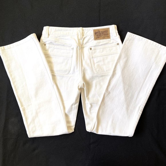 Auc Louis Vuitton Toile denim white straight leg jeans - Picture 5 of 13